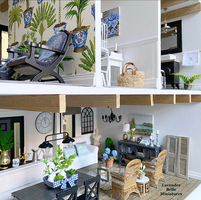 Rosabrook Lodge Dollhouse - 1:12 scale