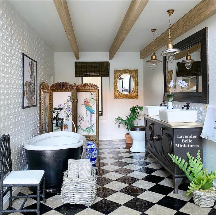 Rosabrook Lodge Dollhouse - 1:12 scale