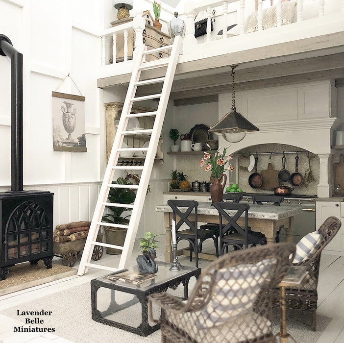 Meadowview Loft Dollhouse - 1:12 scale
