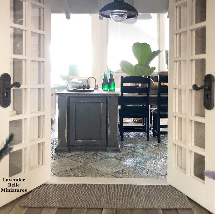 Stoneleigh Kitchen Roombox - 1:12 scale